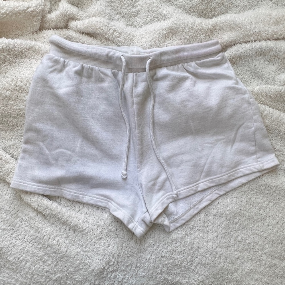 White Lounge Shorts